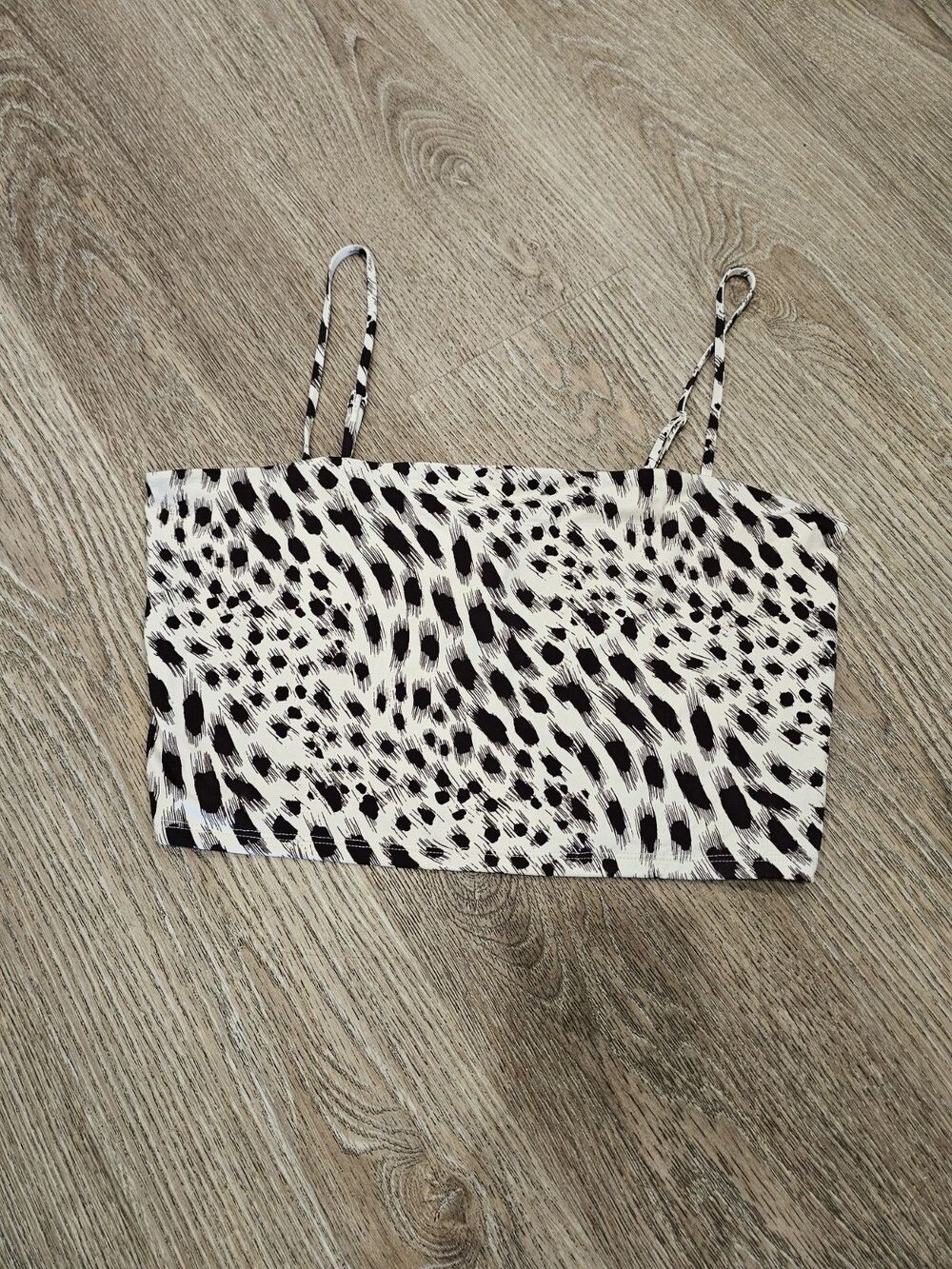 Express Women's Crop Top Spaghetti Straps Size Large NWT